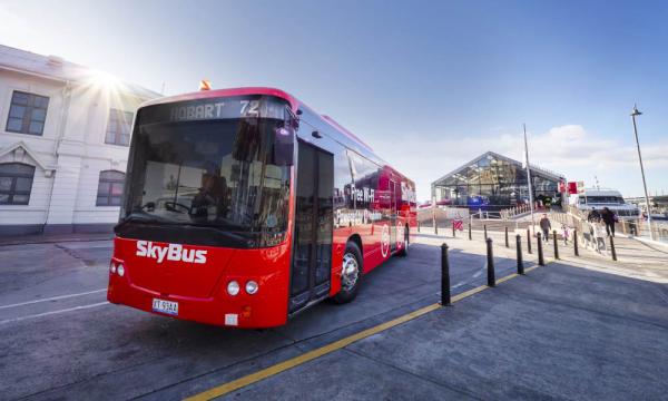 SkyBus Express: บริการรับส่งสนามบินเมืองโฮบาร์ต | แทสเมเนีย