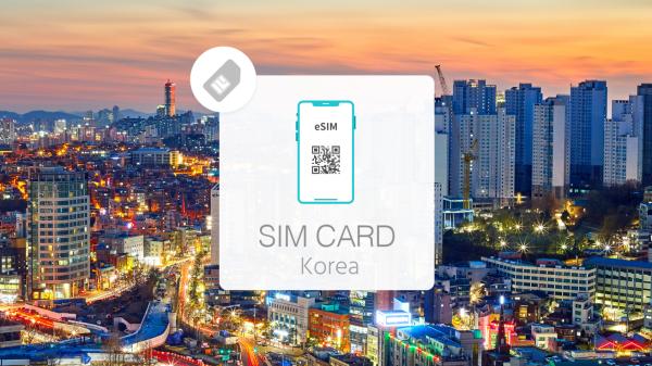 韓國網卡|無限上網 eSIM 每日500MB - 最高30GB (30日)