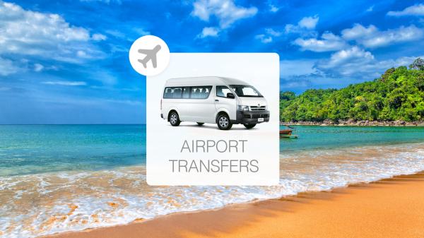 บริการรับส่งจากสนามบินภูเก็ต (HKT) ไปยังพื้นที่เขาหลัก | ประเทศไทย