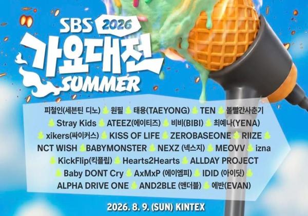 2026 SBS歌謡大戦サマーチケットパッケージ