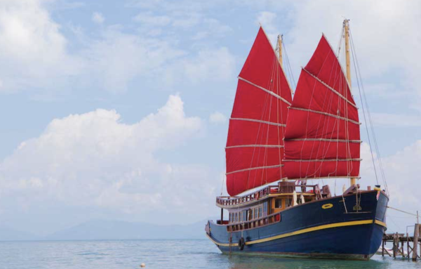 【泰國】蘇梅島 The Red Baron 晚餐郵輪|Red Baron Junk Boat|含接送服務