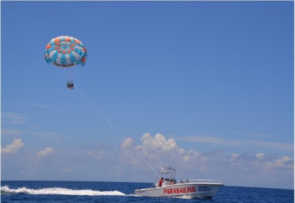 沖繩 | 那霸發 絕景飛行傘 + 搭船浮潛