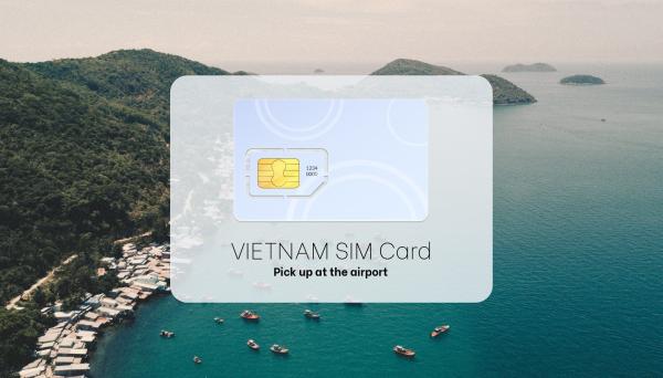 越南 | 4G SIM 卡+可選語音電話/簡訊(新山一國際機場,進入入境櫃台前領取)