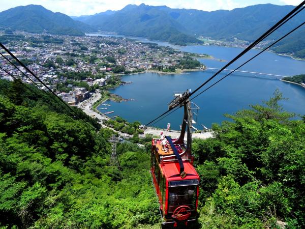 日本山梨|富士山河口湖全景纜車來回車票
