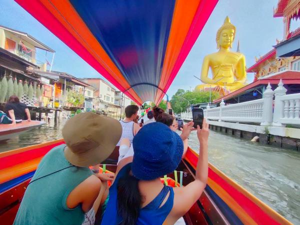 曼谷著名運河之旅:曼谷雅伊運河、藝術家之家、Wat Pak Nam |泰國