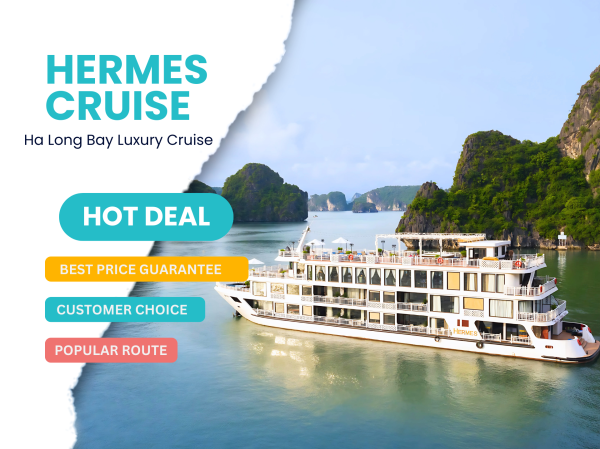 [KKday Best Seller] Hermes Luxury 5-stars 2D1N Cruise | Experience Ha Long Bay, Sung Sot Cave, Ti Top Island, Luon Cave & Premium Fine Dining