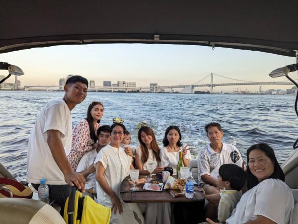 遊覽東京的觀光景點 私人遊輪 60分鐘計劃預約 最多10人可乘船 65,000日元<每人6,500日元>(東京遊輪)