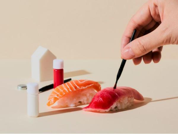 日本大阪 |江戶前壽司食品樣品製作體驗|您可以選擇鑰匙鍊或磁鐵!