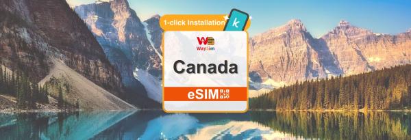 《3C expert Tim recommends》Canadian network card|Daily, unlimited data eSIM