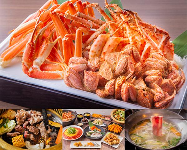 【日本旅遊・KKday獨家】日本螃蟹餐廳訂位|三大螃蟹吃到飽・創作料理自助餐・燒肉/涮涮鍋吃到飽|北海道