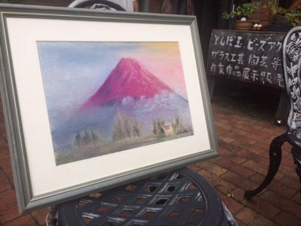 山梨縣/山梨市 |用照片表達自己的富士山!我們來畫一幅明信片大小的粉彩畫吧!