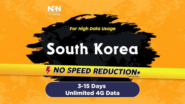 Korea SIM Card with Unlimited 4G Data (Pick Up at Changi Airport)