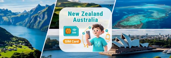 【50% OFF】纽西兰&澳洲网卡|纽澳通用Optus Australia / Vodafone(One NZ) 每日流量上网卡|台湾、中国、香港寄送