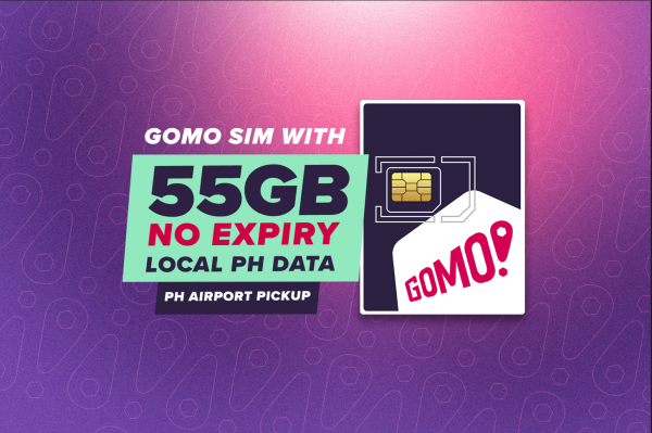 菲律賓GOMO 5G SIM卡含55GB無過期資料(菲律賓機場領取)