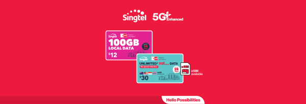 Singapore eSIM| Singtel 5G+ Enhanced Tourist eSIM (eKYC Required)