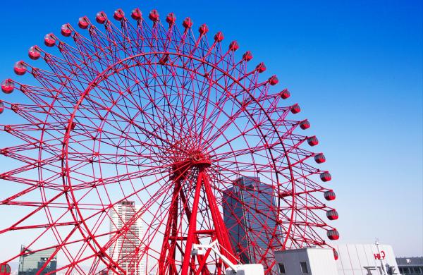 日本大坂梅田 HEP FIVE 摩天轮门票
