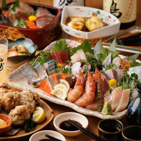 Tokyo Shinjuku | Yakitori Daisen Jidori to Joshu Gyu Shinsen Sengyo made in 大山地鶏と上州牛 新鮮鮮魚まで個室で楽しめる 一兆 新宿西口店) | Seat Reservation Only
