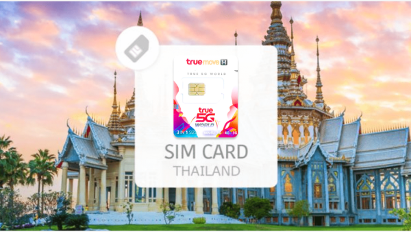 泰國網卡|Truemove H 高速吃到飽不降速+100分鐘泰國本地通話Sim Card |台灣桃園機場領取