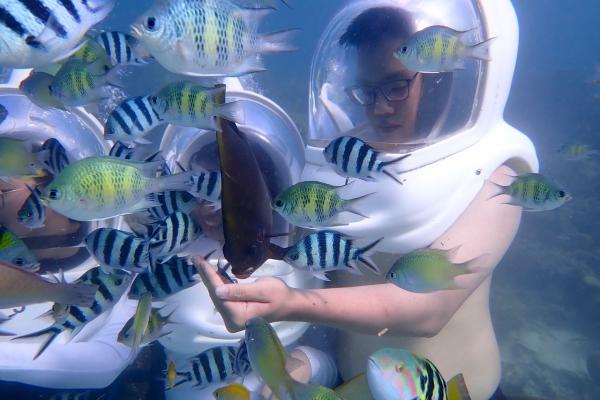 【仙本那水上活動】馬來西亞沙巴 | 海底漫步、水下攝影特色體驗
