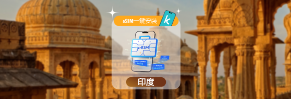 【5折】印度 eSIM | 1-30 天每日/總數據計劃