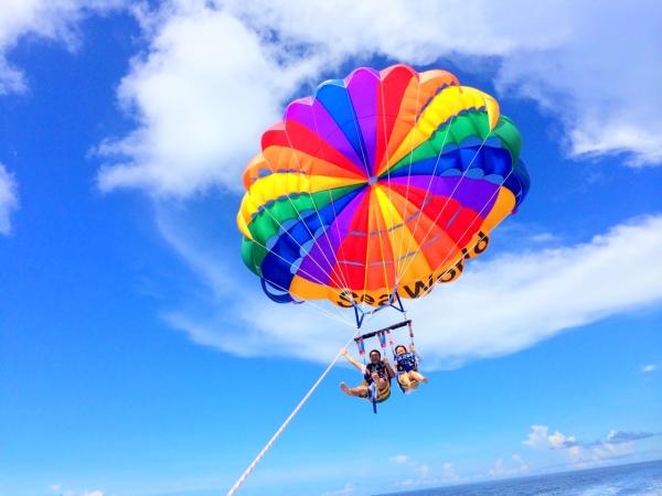 日本・沖繩|海上拖曳傘飛行體驗