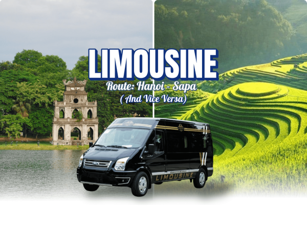 共享豪华轿车接送 | 路线 河内 –沙坝(反之亦然)