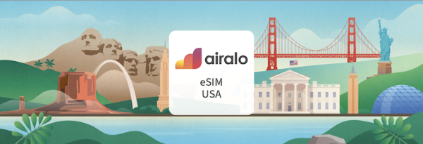 【Airalo 美國 eSIM】美國 1~20GB 總量型、無限流量型 eSIM
