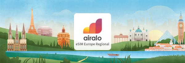 【Airalo European eSIM】European 500MB~100GB total, unlimited data eSIM
