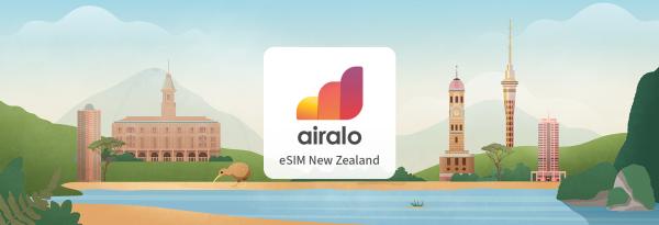 【Airalo 纽西兰 eSIM】纽西兰 1~20GB 总量型 eSIM