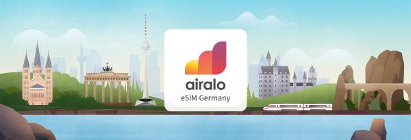 【Airalo Germany eSIM】Germany 1~20GB total, unlimited data eSIM