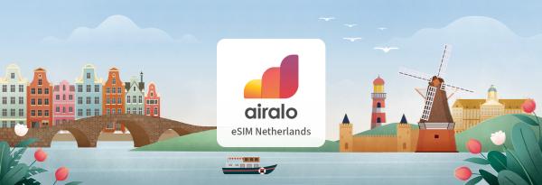 【Airalo Netherlands eSIM】Netherlands 1~20GB total eSIM