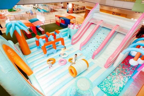 [Great Place to Burn Off Energy During Summer Vacation] Discovery Park, Tsuen Wan | Summer Carnival | Giant Inflatable Trampoline | KKday Exclusive