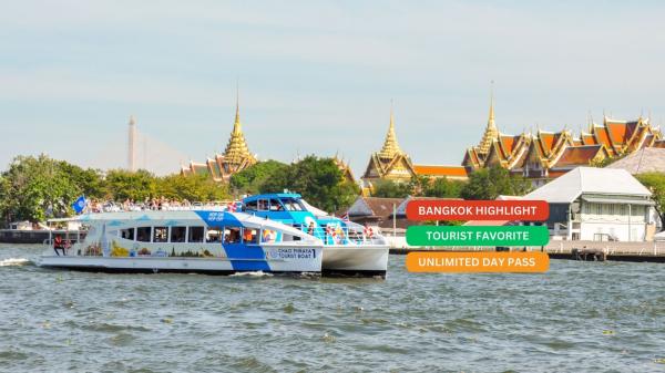 Chao Phraya Tourist Boat: 1-Day Unlimited Hop On Hop Off Pass in Bangkok