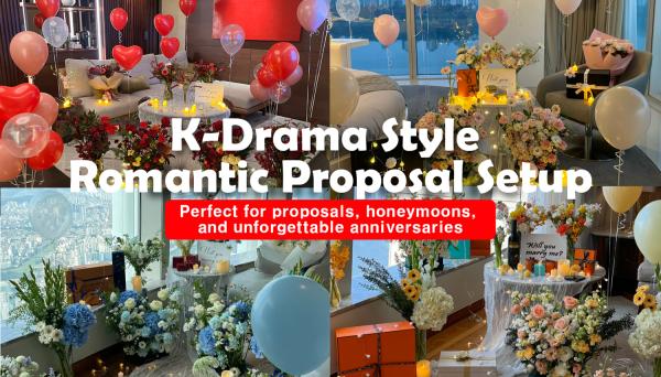 K-Drama Style Romantic Proposal Setup
