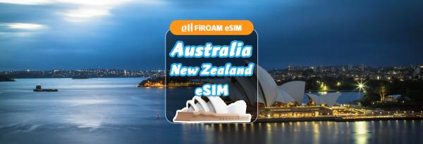 [50% Off% Off] New Zealand & Australia eSIM | 5G network, 1-60 days daily/total/unlimited data | New Zealand, Australia | Supports ChatGPT/Gemini/TikTok
