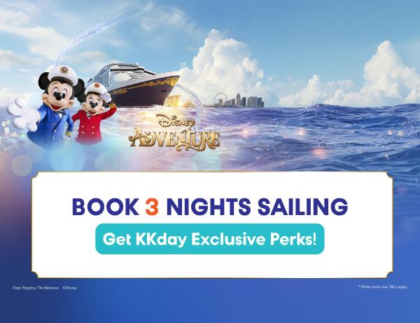 Disney Cruise Line: Disney Adventure | 3 nights from Singapore to Singapore