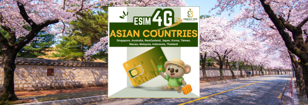 Asia 10 countries|4G Daily/Unlimited Data eSIM