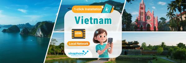 [โปรโมชั่นสุดฮิต - ลด 50%] ซิมการ์ด 5G สําหรับใช้งานอินเทอร์เน็ตในเวียดนาม | เครือข่าย Vinaphone ในประเทศ