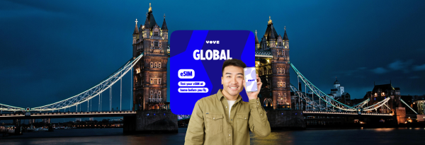 VOYE 全球 eSIM|涵蓋 130 多個國家和地區的數據 eSIM|提供語音套餐