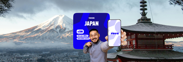 VOYE Japan eSIM | eSIM ข้อมูลไม่จํากัดในญี่ปุ่น