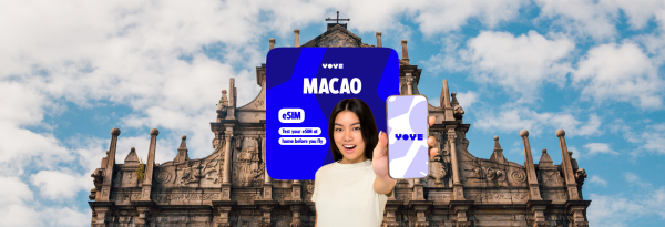 VOYE Macau eSIM | Macau eSIM dữ liệu không giới hạn