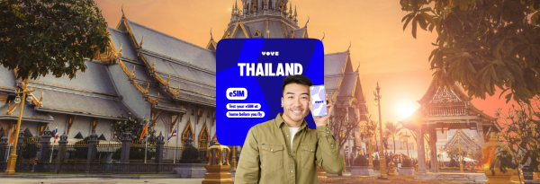 eSIM Voye Thái Lan | Gói cước dữ liệu không giới hạn tại Thái Lan