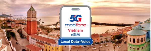 eSIM Việt Nam | eSIM trả trước 5G của Mobifone | Một số gói cước Hỗ trợ gọi và nhắn tin