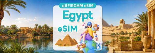 Egypt eSIM | 5G network, 1-30 days high-speed eSIM | Supports ChatGPT and TikTok