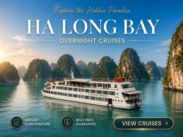 La Regina Royal/Milalux/Starlight 2D1N Premium Cruise: Ha Long Bay Tour with Sung Sot & Ti Top