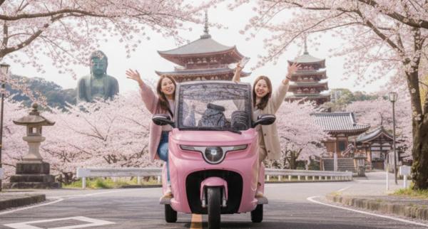 [Driver's license required] Electric Tuk Tuk 4-hour rental reservation (Kamakura City, Kanagawa Prefecture, Tuk Tuk)