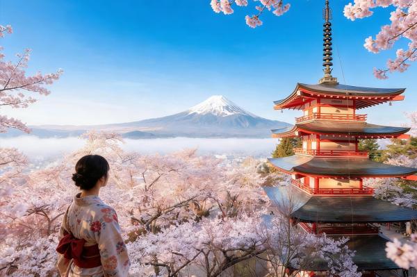 【Guaranteed Departure for Solo Traveler】Tokyo Mt. Fuji Popular Spots Day Trip by Shared Ride | Mt. Fuji, Arakurayama Sengen Park, Oshino Hakkai, Hikawa clock shop, Kawaguchiko Oishi Park | Departure from Tokyo