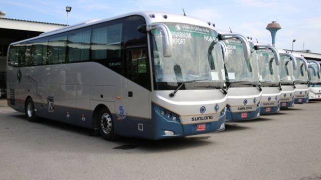 Suvarnabhumi Airport (BKK) Shared Bus Transfer to Downtown Hua Hin by Roong Reuang Coach