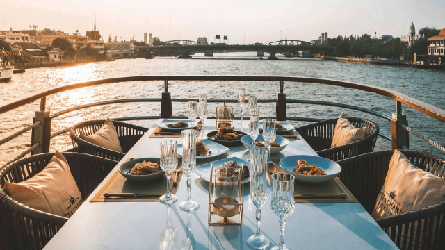 Michelin-starred dining on Pruek Cruise, Chao Phraya River