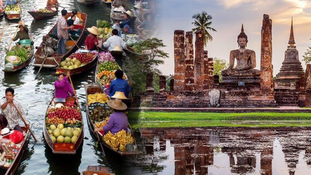 Damnoen Saduak & Ayutthaya One-Day Private Tour | Thailand
